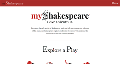 Desktop Screenshot of myshakespeare.com
